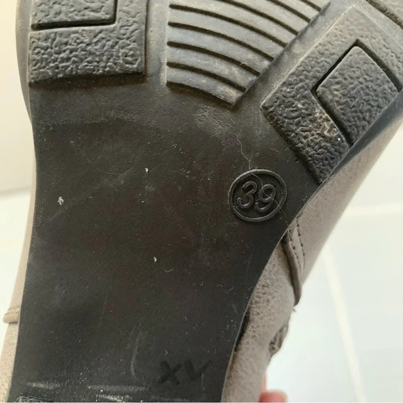 Vangelo Lined Heeled Strap Buckle Tall Boots 39 - Picture 4 of 16